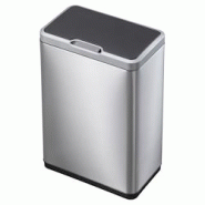 Eko Poubelle à Capteur Mirage 2x20 L Argenté Mat - argenté inox 31707164 Eko Poubelle à Capteur Mirage 2x20 L Argenté Mat - argenté inox 31707164