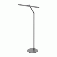 Fabas Luce Lampadaire Led Beba 12 W 1340 Lm, Structure En Aluminium Et Méthacrylate, Variateur Tactile, Ip20, 106 Cm, Couleur Anthracite - Beba - gri