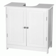Helloshop26 - Meuble de salle de bain sous-vasque 60 × 30 × 60 cm en bois blanc 19_0001063 - 3001047732692 Helloshop26 - Meuble de salle de bain sous-vasque 60 × 30 × 60 cm en bois blanc 19_0001063 - 3001047732692