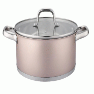 Hostelnovo del Valles Hostelnovo - Casserole inox Modena 20 x 6 cm 1,88 L - cuivre Acier inoxydable 18/10 SI20