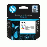 HP 22 cartouche d'encre trois couleurs authentique_0