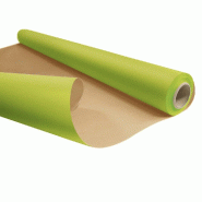 Papier kraft résistant à l'eau vert pomme 0,80x25 m
