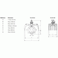 Pince de tri  séries utilisation multiple 6007mul avec rotateur rt-252 rotobec