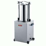 Poussoir hydraulique vertical en inox 25 litres poussoir a viande b... - PBSH-25B