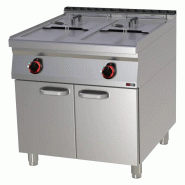 RM GASTRO Friteuse électrique double 0,8 kW/l, 17+17 l avec soubassement REDFOX - FE 90/80-17 E - REDFOX - 0615402413305