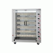 Rôtissoire professionnelle à gaz Arilex 6 broches – 42 kW – capacité 24 à 36 poulets – inox - Acier inoxydable 14/1 6ASG Rôtissoire professionnelle à gaz Arilex 6 broches – 42 kW – capacité 24 à 36 poulets – inox - Acier inoxydable 14/1 6ASG