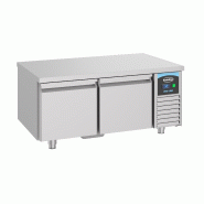 Soubassement réfrigéré professionnel 2 tiroirs 1200x700xh600 - P7489.5475