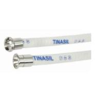 Tuyau Tinasil SD - Aspiration et Refoulement - Produits Pharmaceutiques et Alimentaires - Silicone Platinium et Spirale Inox