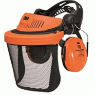 Visière Super Pro 3M G500 - Casque de Protection Élagage, Forestier et Chantier