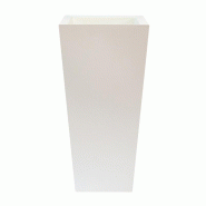WellHome - Pot de fleurs « Collection Civic » Ø40x80cm coloris blanc - blanc plastique WH13599