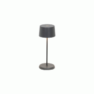 Zafferano OLIVIA PRO MICRO LED lampe de table Gris foncé rechargeable et dimmable - multicolore 8058945337516