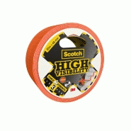 Adhésif de réparation SCOTCH high visibility, une face l.25 m x l.48 mm orange