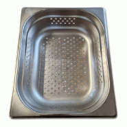 Bac Gastronorme - GN1/2 (325x265mm) - Perforé (Inox) BGN12H10Perf