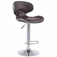 Décoshop26 - Tabouret de bar chaise de bar hauteur réglable avec repose pieds en synthétique marron et métal 10_0001153 - marron 3000698669609 Décoshop26 - Tabouret de bar chaise de bar hauteur réglable avec repose pieds en synthétique marron et métal 10_0001153 - marron 3000698669609