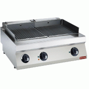 Diamond - Grill électrique HP 800mm - TOP - réf. E17/GPLP2-HP-230/3- - inox AKS-E17/GPLP2-HP-230/3-