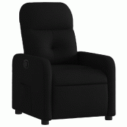 Fauteuil inclinable Noir Tissu Modèle Belmonel - 374199