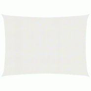 Helloshop26 - Voile toile d'ombrage parasol 160 g/m² blanc 3 x 4 m PEHD 02_0009017 - blanc 3000483082729
