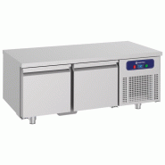 Soubassement réfrigéré inox 2 tiroirs gn 1/1 - température -2/+8°c - PHCE2004/F