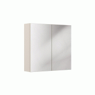 STELLAMEUBLES Miroir de rangement 80 cm 2 portes – BELLA CACHEMIRE - 5907611668351
