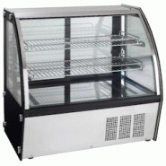 Vitrine horizontale réfrigérée sur comptoir verre courbe - 700x575x670 mm - 160 W 230/1V - 13987270 Eurast - multicolore inox 13987270 Vitrine horizontale réfrigérée sur comptoir verre courbe - 700x575x670 mm - 160 W 230/1V - 13987270 Eurast - multicolore inox 13987270