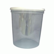 25 pots - Transparent alimentaire contenance 75 cl - Ø 115 mm Ht 117 mm - NICOTPLAST - P451 1000 25 pots - Transparent alimentaire contenance 75 cl - Ø 115 mm Ht 117 mm - NICOTPLAST - P451 1000