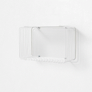 AQA Design Etagère murale en métal blanc KABE L.40,5 P.18 H.27 MP02443 - blanc métal MP02443 AQA Design Etagère murale en métal blanc KABE L.40,5 P.18 H.27 MP02443 - blanc métal MP02443