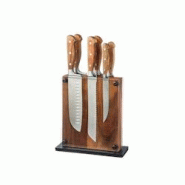 Bjorn Bloc couteaux de cuisine JAKOB RAUMA - 7 pièces - marron 3701488307649 Bjorn Bloc couteaux de cuisine JAKOB RAUMA - 7 pièces - marron 3701488307649