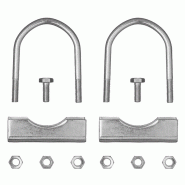 Bride de fixation pour roue jockey ø 70 mm pour d20114 - lot de 2 Bride de fixation pour roue jockey ø 70 mm pour d20114 - lot de 2