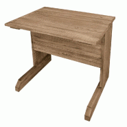 Comptoir L79xP60xH75cm Westside - extension PMR - pin vieilli - normes d'accessibilité
