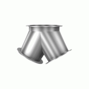 Culottes symétriques coniques 60º - DN 350 à 1600 mm - Acier inoxydable et galvanisé