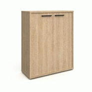 Deladeco Matelpro - Armoire basse de bureau contemporaine chêne sable Lexos - Moderne & Design -Chêne sable - -Types de portes: Battantes - 3665367 Deladeco Matelpro - Armoire basse de bureau contemporaine chêne sable Lexos - Moderne & Design -Chêne sable - -Types de portes: Battantes - 3665367