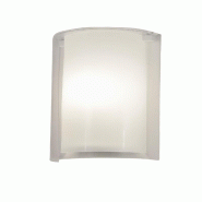 Fabas Luce Applique Murale Transparente Maribel, Structure Métal, Verre Et Méthacrylate, Douille E27 40W, Ip20, 23 X 11,5 X 32,5 Cm - Maribel Lighti