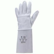 Gants soudeur tig, cuir pleine fleur d'agneau avec manchette - pmcfr60 - coverguard