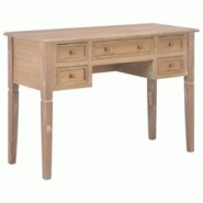 Helloshop26 - Bureau table meuble travail informatique marron 109,5 cm bois 0502120 - 3002297557707 Helloshop26 - Bureau table meuble travail informatique marron 109,5 cm bois 0502120 - 3002297557707