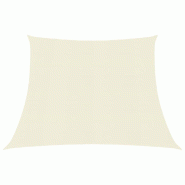 Helloshop26 - Voile toile d'ombrage parasol160 g/m² crème 4/5 x 3 m PEHD 02_0009091 - 3000486282720