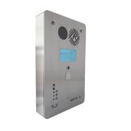 Interphone vidéo IP SIP en inox - Saillie - 1 bouton - PMR - IPortier 1BP-AV-S Interphone vidéo IP SIP en inox - Saillie - 1 bouton - PMR - IPortier 1BP-AV-S