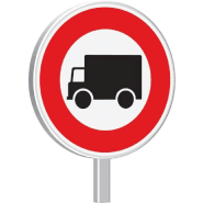 Panneaux permanents Taliasign B 450 mm classe 1 - PPTLGLV1B8-TL01_0