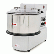Pétrin à spiral DME-50 d'une capacité de 30 kg de farine, cuve de 50 litres, triphasé 230-400V 50Hz, tête relevable et minuterie | Sammic - inox