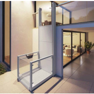 Plateforme  monte-escalier ouverte, compacte, polyvalente,   robuste avec technologies conviviales  - Hauteur de transport de 600mm à 3000mm - UnaPorte