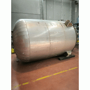 Réacteur en acier inoxydable de 10 000 litres avec agitation et isolation thermique - référence : c13545