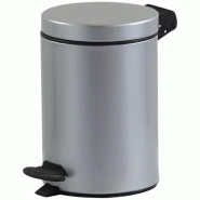 ROSSIGNOL Poubelle de salle de bain 3 L - Cyjeu gris métal - 035-1153271 ROSSIGNOL Poubelle de salle de bain 3 L - Cyjeu gris métal - 035-1153271