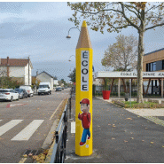 Totem ecole gros crayon