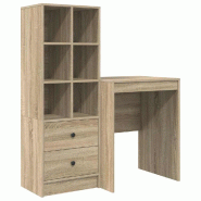 VidaXL Bureau avec tiroir 2 pcs Chêne Sonoma Modèle Titan Urban Élite - 3337339
