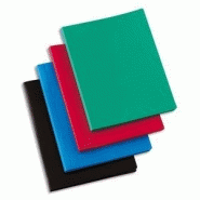 5 etoiles protège-documents en polypropylène 100 vues bleu , couverture 3/10e, pochettes 6/100e