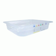 Bac HACCP Polypropylène GN 1/2 H. 65 mm - Gastroland - transparent plastique polypropylène 3701666001802