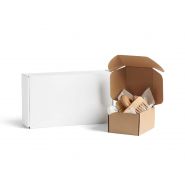 Boîte d'expédition sans impression - packhelp sa - dimension intérieur 24.9 x 19 x 5.5 cm