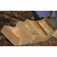 Caisses en bois montées à la main, 8 à 12 Kg, dimensions : 60X30X15