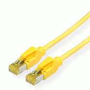 Cordon KERPEN Cat.6A (Classe EA) S/F, MegaLine F6-90, HiRose TM31, LS0H, jaune, 15 m_0