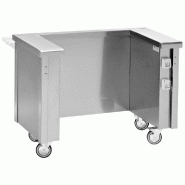 Diamond - Élément d'insertion pour chariots - réf. NI15 - gris inox AKS-NI15