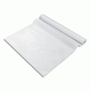Emballage rouleau nappe blanche en papier, aspect gaufré et satiné - longueur 100 m, largeur 1,2 m